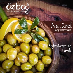 2 KG. Naturel Kırma Yeşil Zeytin